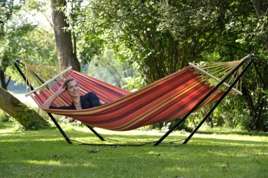 Amazonas Hängematte Beach Set Mit Gestell 4 Amazonas Hängematte Beach Set Mit Gestell – Bild 2