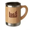 Basic Nature BasicNature Edelstahlbecher Bambus -Robens Store BasicNature Edelstahlbecher Bambus 1 405319