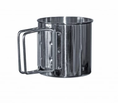 Basic Nature BasicNature Edelstahlbecher Faltgriff 4 Basic Nature BasicNature Edelstahlbecher Faltgriff – Bild 2