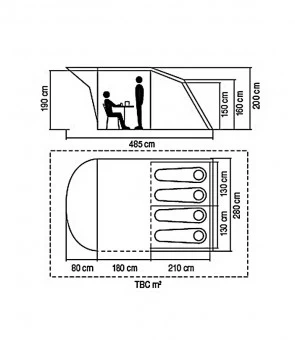 Coleman Zelt Oak Canyon, 4 Personen 5 Coleman Zelt Oak Canyon, 4 Personen – Bild 3