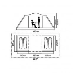 Coleman Zelt Spruce Falls -Robens Store Coleman Zelt Spruce Falls 3 403114