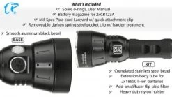 EAGTAC SX30C2, XHP35 HD E4, Kit, Cool White -Robens Store EAGTAC SX30C2 XHP35 HD E4 Kit cool white 5 406479