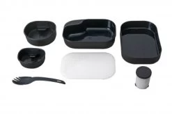 Basic Nature Essgeschirr Set Kunststoff, Schwarz -Robens Store Essgeschirr Set Kunststoff schwarz 3 405147