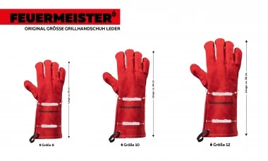 FEUERMEISTER® Premium BBQ Grillhandschuhe Aus Leder 9 FEUERMEISTER® Premium BBQ Grillhandschuhe Aus Leder – Bild 7