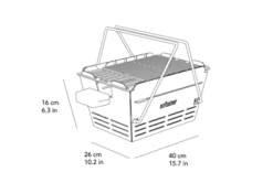 KNISTER Kohle Grill Original -Robens Store KNISTER Kohle Grill Original 4 405486