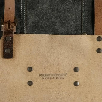 Lederschürze FEUERMEISTER® Antikleder Anthrazit Mit Taschen 6 Lederschürze FEUERMEISTER® Antikleder Anthrazit Mit Taschen – Bild 4