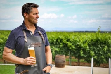 Lederschürze FEUERMEISTER® Schwarz, Riemen Braun 7 Lederschürze FEUERMEISTER® Schwarz, Riemen Braun – Bild 5