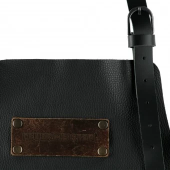 Lederschürze FEUERMEISTER® Schwarz, Riemen Schwarz 7 Lederschürze FEUERMEISTER® Schwarz, Riemen Schwarz – Bild 5