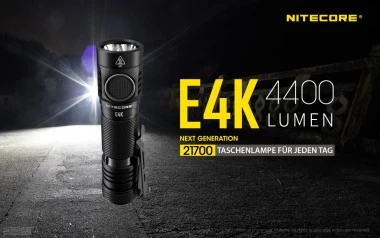 Nitecore E4K 4400 Lumen USB-C 4 Nitecore E4K 4400 Lumen USB-C – Bild 2