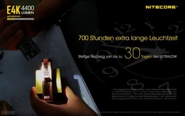 Nitecore E4K 4400 Lumen USB-C 9 Nitecore E4K 4400 Lumen USB-C – Bild 7