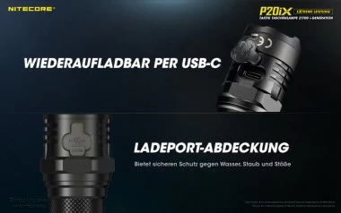 Nitecore P20ix 4000 Lumen USB-C Xtreme Performance 7 Nitecore P20ix 4000 Lumen USB-C Xtreme Performance – Bild 5