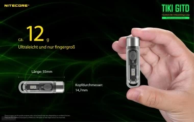 Nitecore TIKI GTID - Glow In The Dark - Pocket Keychain EDC LED 7 Nitecore TIKI GTID - Glow In The Dark - Pocket Keychain EDC LED – Bild 5