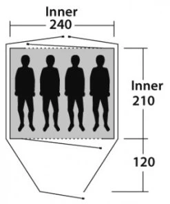 Outwell Zelt Cloud, 4 Personen 15 Outwell Zelt Cloud, 4 Personen -Robens Store Outwell Zelt Cloud 4 Personen OUW150174 7 404081