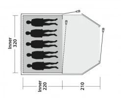 Outwell Zelt Cloud, 5 Personen 15 Outwell Zelt Cloud, 5 Personen -Robens Store Outwell Zelt Cloud 5 Personen OUW150174 7 404132