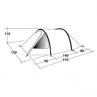 Outwell Zelt Earth, 3 Personen 6 Outwell Zelt Earth, 3 Personen – Bild 4