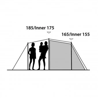 Outwell Zelt Earth, 5 Personen 4 Outwell Zelt Earth, 5 Personen – Bild 2
