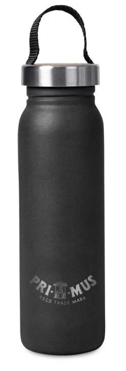 Primus Edelstahlflasche Klunken 0,7L Schwarz