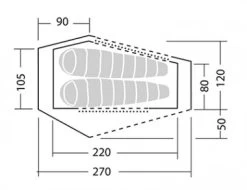 Robens Zelt Goldcrest, 2 Personen -Robens Store Robens Zelt Goldcrest 2 Personen ROB150116 3 404010