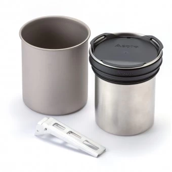 SOTO Thermostack Becher- Und Topfset Titan 5 SOTO Thermostack Becher- Und Topfset Titan – Bild 3