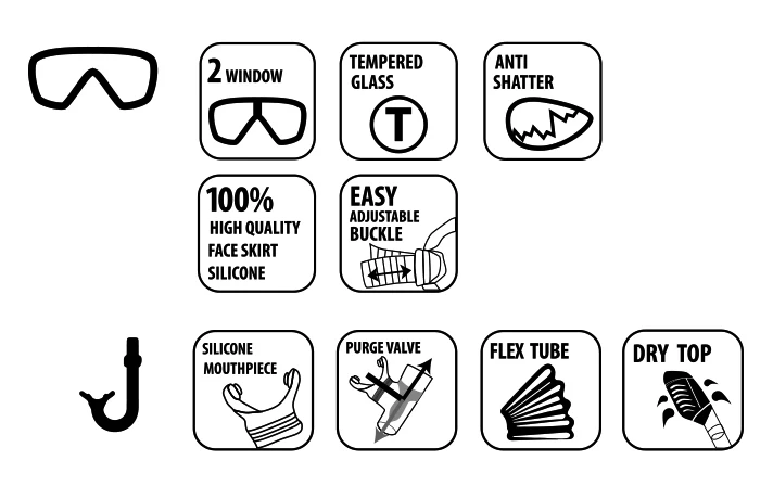 Schildkröt Schildkroet Schnorchel Set Palau 3 Schildkröt Schildkroet Schnorchel Set Palau