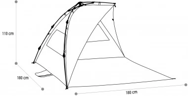 Terra Nation Schattendach Strandmuschel Hare Kohu Plus Braun 5 Terra Nation Schattendach Strandmuschel Hare Kohu Plus Braun – Bild 3