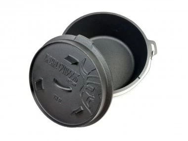 Valhal Outdoor Feuertopf 8L, Planer Boden 4 Valhal Outdoor Feuertopf 8L, Planer Boden – Bild 2