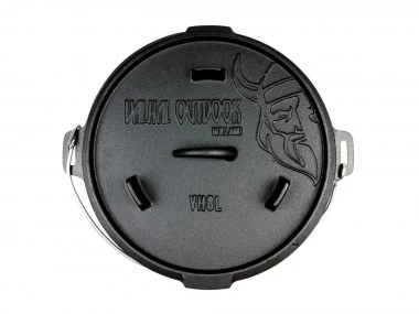 Valhal Outdoor Feuertopf 8L, Planer Boden 5 Valhal Outdoor Feuertopf 8L, Planer Boden – Bild 3